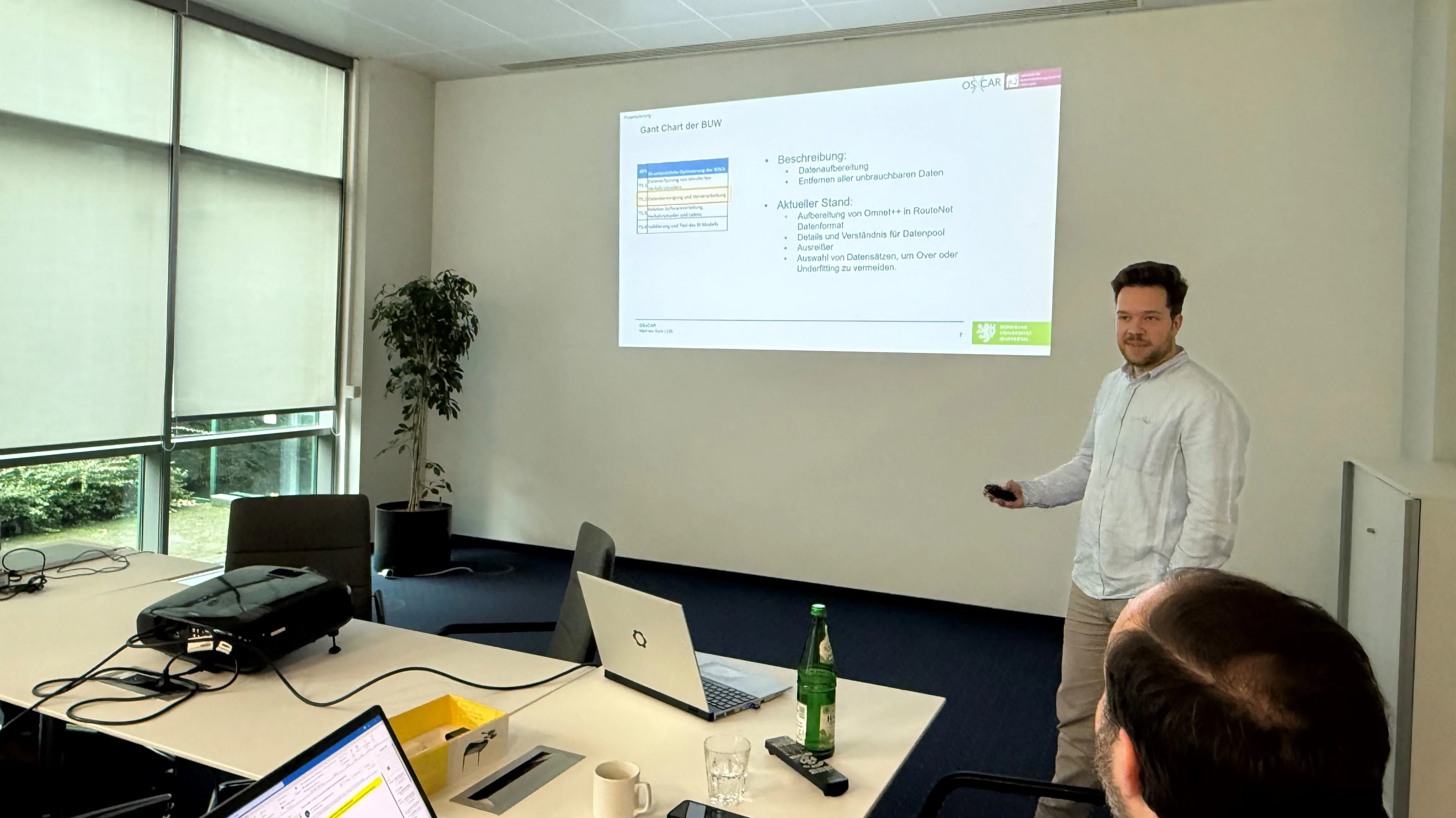 Kollege der BUW beschreibt den aktuellen Stand vor