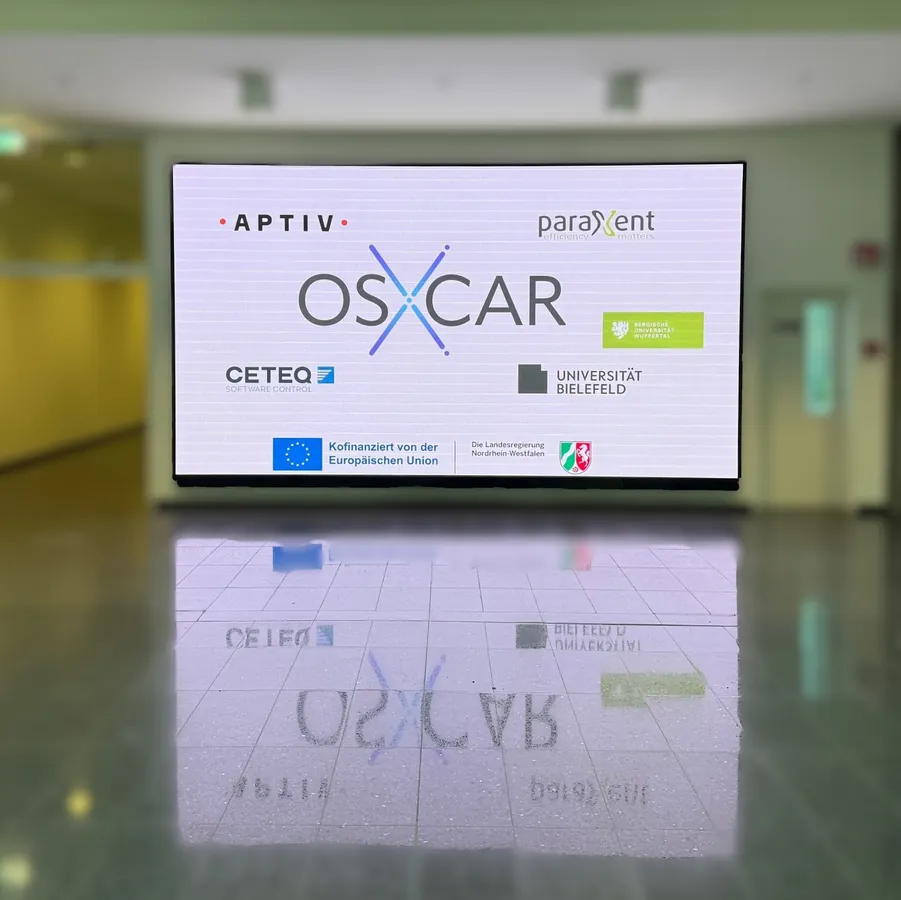 Begrüßung beim OSxCAR-Konsortialtreffen